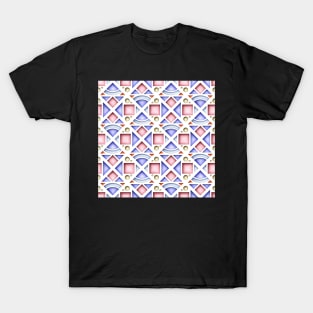 3d Geometric Pattern T-Shirt